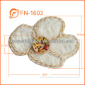 nice cream white applique embroidery flower patches
